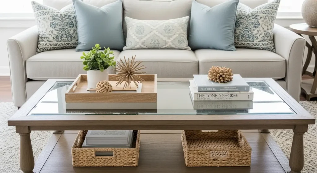 Coastal Coffee Table Styling