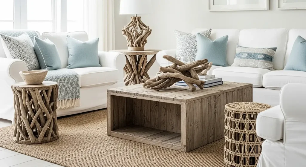 Driftwood and Weathered Wood Accents