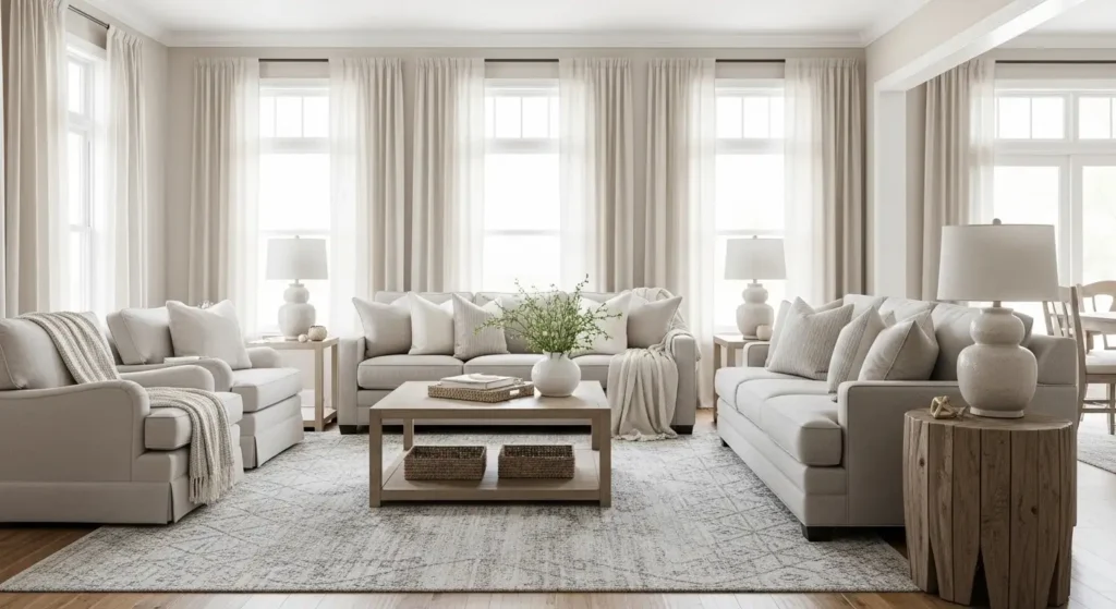 Layered Neutrals for a Calm Coastal Palette