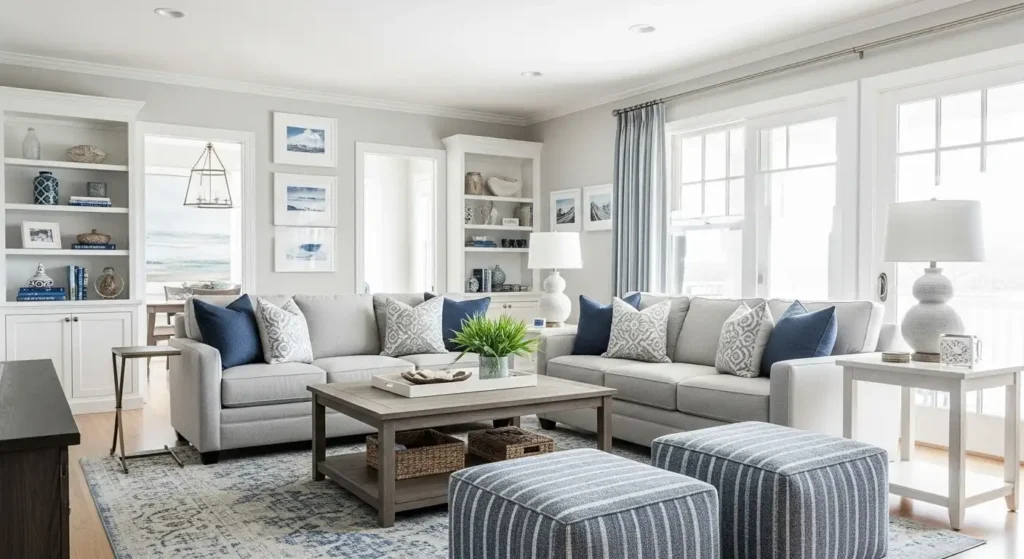 Soft Gray Tones for Modern Coastal Style